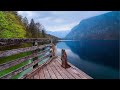 Calm and Peaceful Piano Music - View of a Mountain Lake