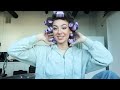 EASY SALON BLOWOUT AT HOME USING HOT ROLLERS