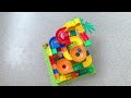 satisfying with unboxing marble run building blocks ASMR