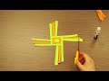 How to make a St. Brigid's Cross out of paper - Tutorial
