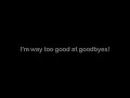 Too Good At Goodbyes - Sam Smith (Lyrics)