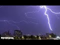 Lightning striking 4, 5 and 6 Chicago skyscrapers at once in 1500 FPS slow motion