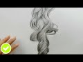 Drawing CURLY Hair: 