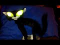 Gemmy Fraidy Cat Halloween Motionette Animated!