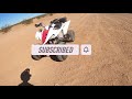 Yamaha Raptor Tearing up the Arizona Desert | Found An Active FIRE!!!