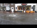 Wateroverlast in Nijmegen: Hezelstraat, 02-08-2014