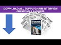 SUPPLY CHAIN Interview Questions And TOP SCORING ANSWERS!