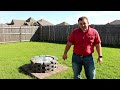 Homemade Brick Fire Pit