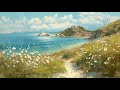 Summer Beach Landscapes |  Vintage Art Screensaver for TV | 2 hours of steady painting 🐚✨🪸