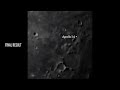 Zooming into Apollo 14 lunar landing site through my Telescope #moonlanding  #apolloprogram #apollo