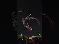 1,400 illuminated drones create stunning flying dragon