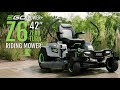 EGO Z6 Zero Turn: How To Power on, Install Bagger, Change Mowing Modes, Remove & Level Deck, etc.