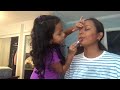 My 3 Year Old Puts Makeup On Me