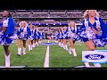 Dallas Cowboys cheerleaders pregame dance vs Jacksonville jaguars 8/12/23 (screenview)