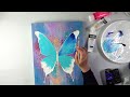 OUTSTANDING Textured Butterfly Art YOU Can Try! 🦋 Colour Explosion! | AB Creative Tutorial