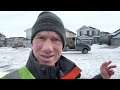 Getting rid of a bulgy lump of snow | Snow Removal Spruce Grove