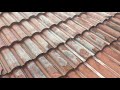 Tile roof soft wash cleaning - roof cleaning service