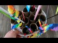DIY cat wand toy holder | recycled materials | easy to make 🐈