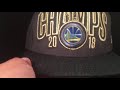 2018 Golden State Warriors Championship Snapback Cap Review NEW ERA NBA
