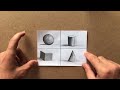 Üç Boyutlu Geometrik Şekilleri Çizip Gölgelendirme