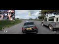 Mercedes E63s AMG, Convoy with Audi, BMW - Forza Horizon 5 │Wheel w/ Pedals + Shifter [4K]