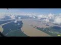 DECOLAGEM DE AVIÃO DA LATAM DO AEROPORTO DE BELÉM, PARÁ.