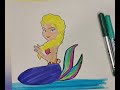 How to draw Elsa mermaid princess, Disney princess elsa drawing, Elsa Frozen movie colouring pages