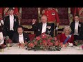 Royal Family Host Sumptuous State Banquet for South Korean President