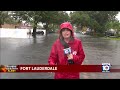 Fort Lauderdale streets flooding amid day of heavy rain
