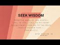 Four Keys 🔑 to Wisdom | Seek Wisdom ( Part 2 )