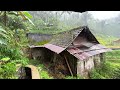 Heavy rain in rural Indonesia||beautiful rural atmosphere||ASMR raining