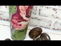 Thrift to Treasure - Finishing Projects using Roycycled Decoupage Paper & DIY Paint