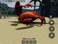 Trying the new Crab boss battle in The strongest Battlegrounds