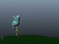 3D Animation: Bag on unicycle 2