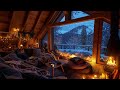Whispers of Winter - Snowy Retreat with Crackling Fire