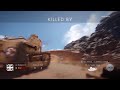 (Battlefield 1)Never mess with a tank