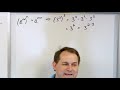 13 - Exponent Rules of Algebra (Laws of Exponents, How to Multiply & Add Exponents)