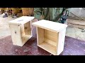 Ingenious Techniques DIY Woodworking Workers || Inspired Art Woodworking Thin 20mm Wooden Furniture