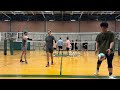 Absolute Zero Volleyball: Team Andy vs Team Gary Set 1