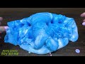 PINK vs BLUE! Mixing Random into GLOSSY Slime ! Satisfying Slime Video #1076