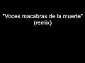 Voces macabras de la muerte(remix-audio only)