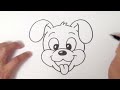 How to Draw a Dog Face - Step by Step for Beginners