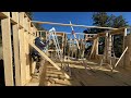 Building an Off-Grid Passive Solar House - Solo Style.  First floor east and west end walls.