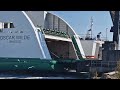 MV Oscar Wilde docking in Rosslare Europort