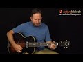 A nice and slow blues that you can play by yourself on guitar - slow blues guitar lesson - EP268