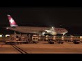 Nighttime Pushback of SWISS Boeing 777-300ER for Flight to Bangkok | Zurich Airport