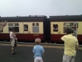 Steam train Eric Treacy at Whitby Station