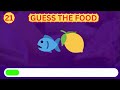 Ultimate Emoji Food Quiz Challenge