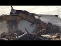 BANK & OFFICE BUILDING Completely Demolished by 323 Excavator