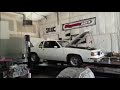 Ls swapped Oldsmobile cutlass on the dyno